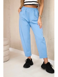 Nohavice s vreckami Summer Punto modré