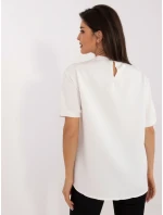 Bluzka LK BZ model 20742497 biało różowy - FPrice