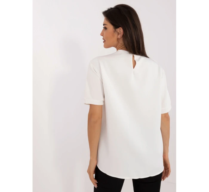 Bluzka LK BZ model 20742497 biało różowy - FPrice