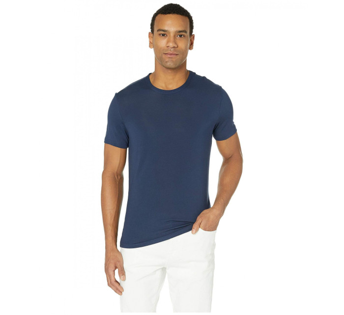 Pánske ultra-soft tričko NM1658E C9K kráľovská modrá - Calvin Klein