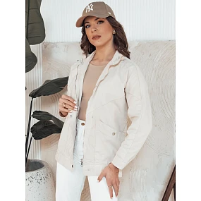 Dámska džínsová bunda BERENICES light beige FashionStreet TY4309