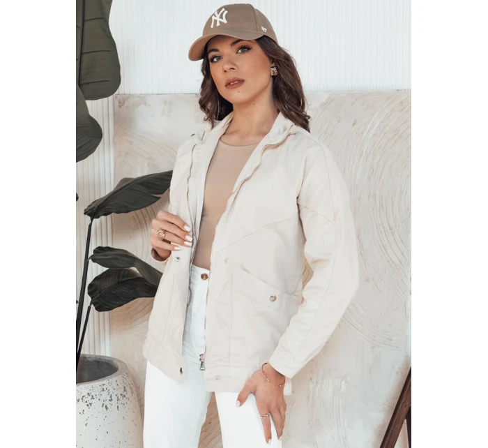 Dámská džínová bunda light beige Dstreet model 21976614 - FashionStreet