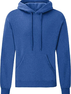 Fruit of the Loom Classic Hooded Sweat Mikina s kapucňou 16.2208 heather royal