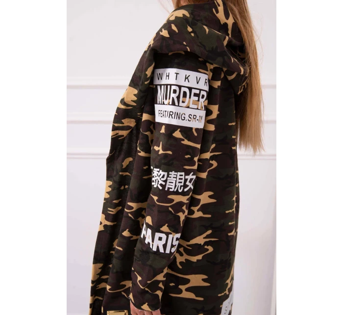 Slipová bunda khaki+béžová Slipová bunda khaki+béžová