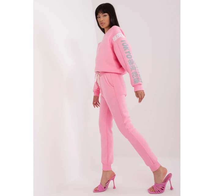 Spodnie dresowe EM DR HS 21 model 18741315 różowy - FPrice Spodnie dresowe EM DR HS 21 model 18741315 różowy - FPrice