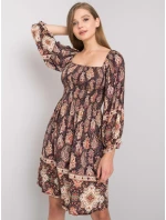 TW SK BI H3748 šaty.22X tmavo hnedá