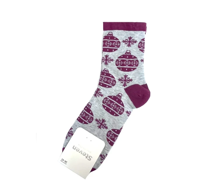 Dámské vánoční ponožky model 21327638 3540 - Steven Dámské vánoční ponožky model 21327638 3540 - Steven