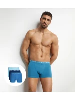 Pánské boxerky 3 ks DIM COTTON STRETCH BOXER 3x - DIM - světle modrá Pánské boxerky 3 ks DIM COTTON STRETCH BOXER 3x - DIM - světle modrá