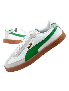 Puma Pánske tenisky Club II Era Leather White Grey Green