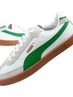 Puma Pánske tenisky Club II Era Leather White Grey Green