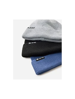 Čiapka RIP CURL CLASSIC SURF REG BEANIE, balenie po 3 kusoch, čierna