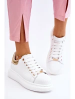 Damskie Buty Sportowe GOE LL2N4011 Biało-Złote