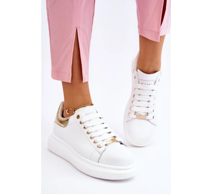 Damskie Buty Sportowe GOE LL2N4011 Biało-Złote