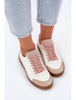 Dámské Kožené Tenisky model 21693337 Bílé - Zazoo