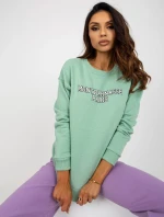 Dámska mikina MA BL 2202032 mikina.28X svetlo zelená - FPrice