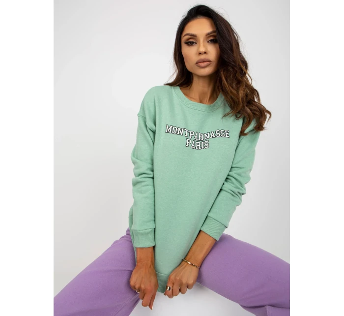Dámska mikina MA BL 2202032 mikina.28X svetlo zelená - FPrice
