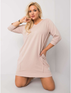 Šaty RV SK 6847.59P béžová