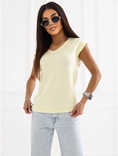 Tričko RV TS 6108.04 svetložlté