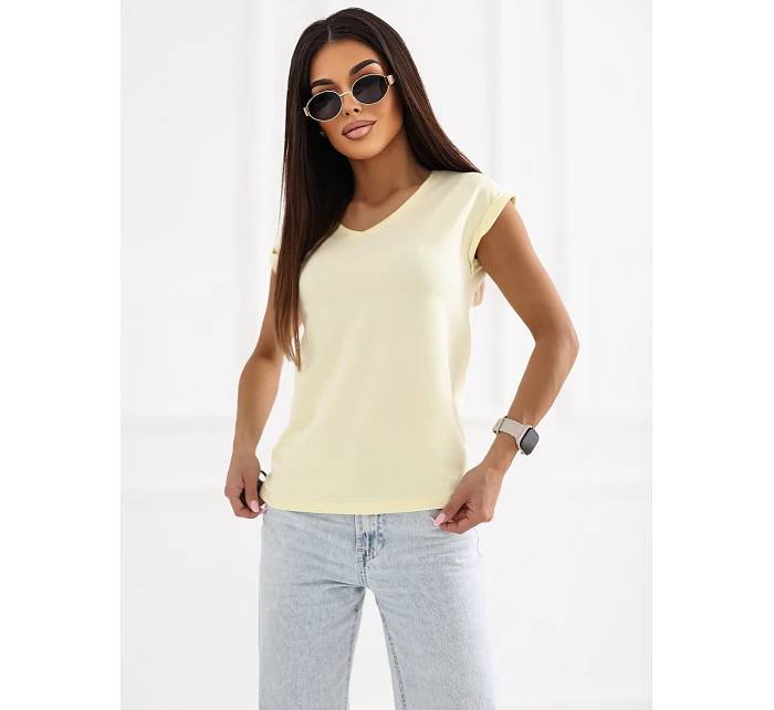 Tričko RV TS 6108.04 svetložlté