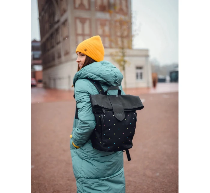 Mestský batoh VUCH Mellora Dotty Black Mestský batoh VUCH Mellora Dotty Black