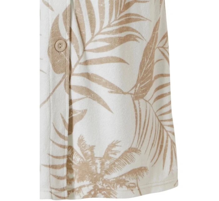 Dámska froté nočná košeľa 70231-144-6 béžová-potlač - Pastunette