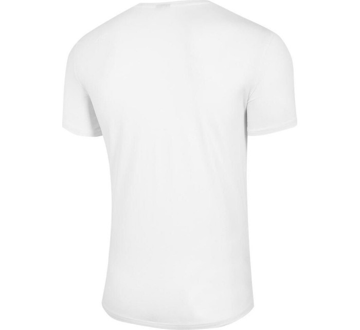 Pánske tričko H4L22-TSM047-10S biele - 4F