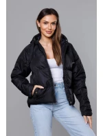 Čierna prechodná bunda s prešívanými rukávmi (5M3113-392) Čierna prechodná bunda s prešívanými rukávmi (5M3113-392)