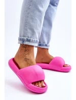 Dámské lehké pěnové pantofle na platformě Fuchsie model 21618534 - Boto