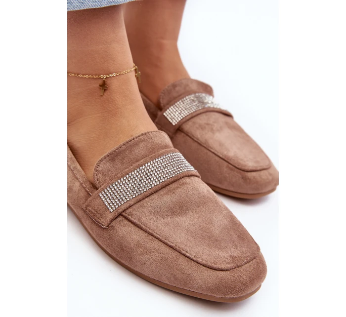 Dámské Mokasíny S Světle Hnědé model 21643335 - Boto Dámské Mokasíny S Světle Hnědé model 21643335 - Boto