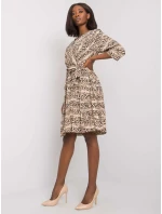 Šaty DHJ SK 11092A 1.91P čierna a béžová Šaty DHJ SK 11092A 1.91P čierna a béžová