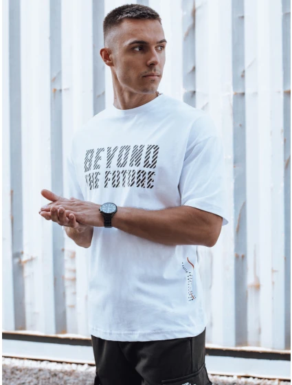 FashionStreet pánske biele tričko RX5527