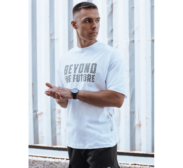 FashionStreet pánske biele tričko RX5527