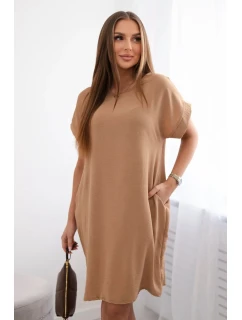 Šaty s kapsami Velbloud