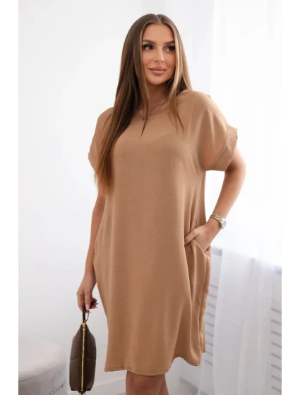 Šaty s kapsami Velbloud