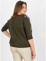 Dámska blúzka EM BZ HW 20 478.42P Khaki tmavozelená - FPrice