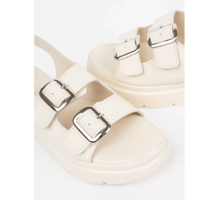 Klasické hnědé dámské sandály platforma Klasické hnědé dámské sandály platforma