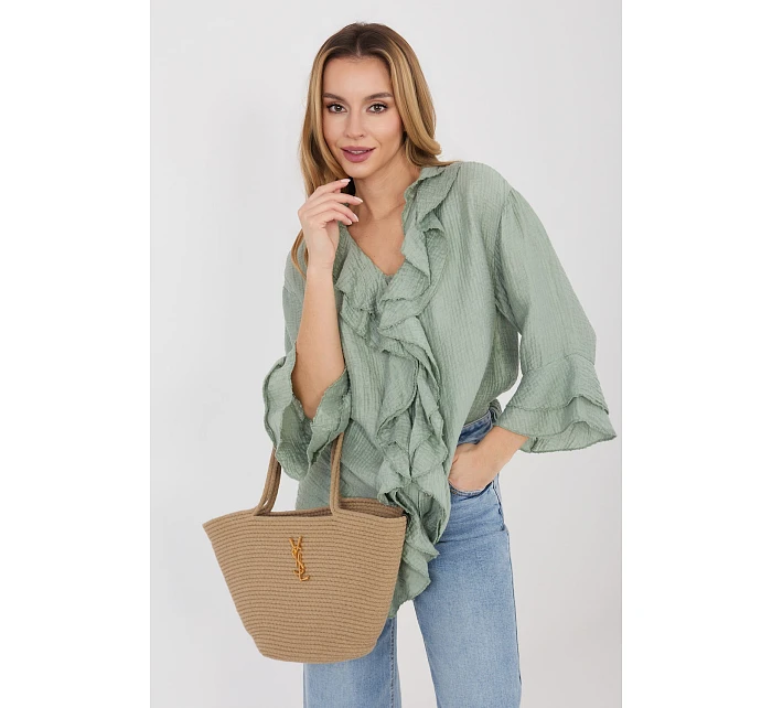 Košeľa s dlhým rukávom model 225521 Taliansko Moda