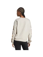 Dámská mikina Animal Print 3Stripes French Terry Sweatshirt cream model 21720669 - ADIDAS