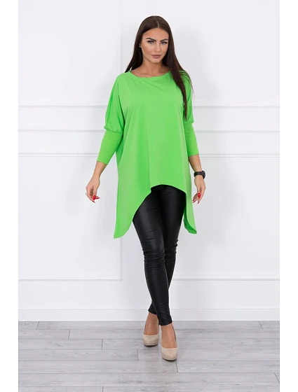 Oversize halenka světle zelená