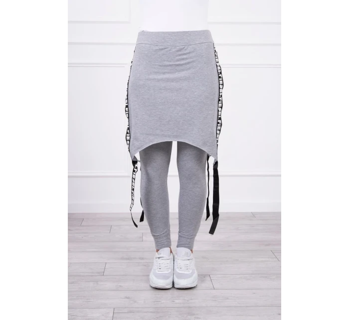 s nápisem šedý model 18743246 - K-Fashion