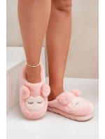 Ciepłe Futrzane Kapcie Damskie Różowe Jozelinetta Ciepłe Futrzane Kapcie Damskie Różowe Jozelinetta