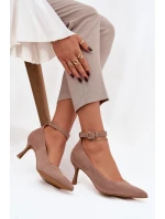 lodičky s tmavě béžové model 21757663 - Boto