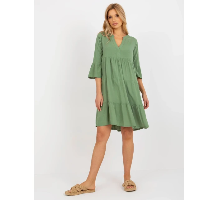 Šaty model 18372056 khaki - FPrice