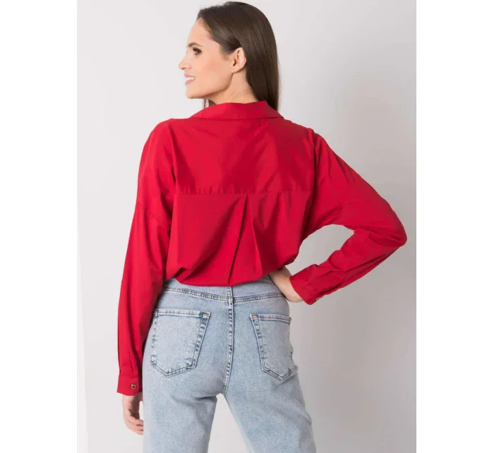 Košile EM KS model 17612115 tmavě červená - FPrice