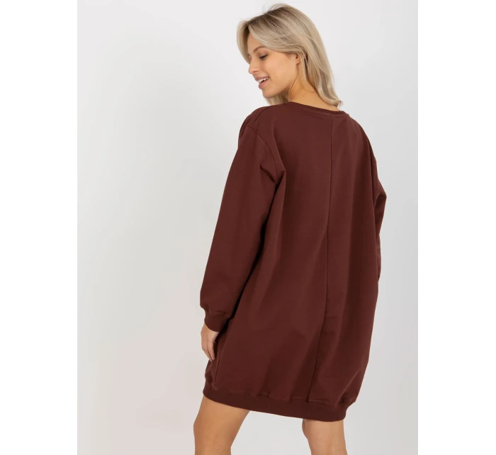 Mikina VI BL 3212.15X tmavo hnedá Mikina VI BL 3212.15X tmavo hnedá