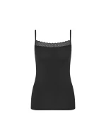 Feel of Modal Spaghetti Top - BLACK - TRIUMPH BLACK - TRIUMPH