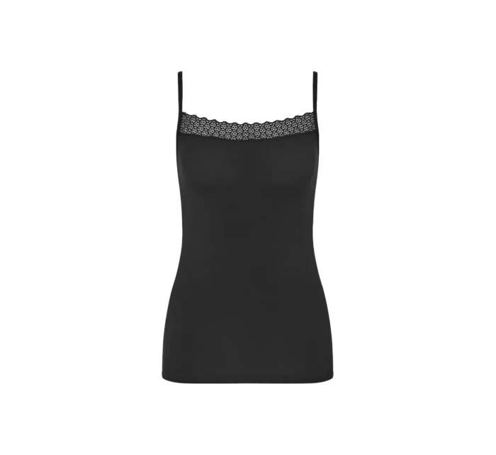 Feel of Modal Spaghetti Top - BLACK - TRIUMPH BLACK - TRIUMPH