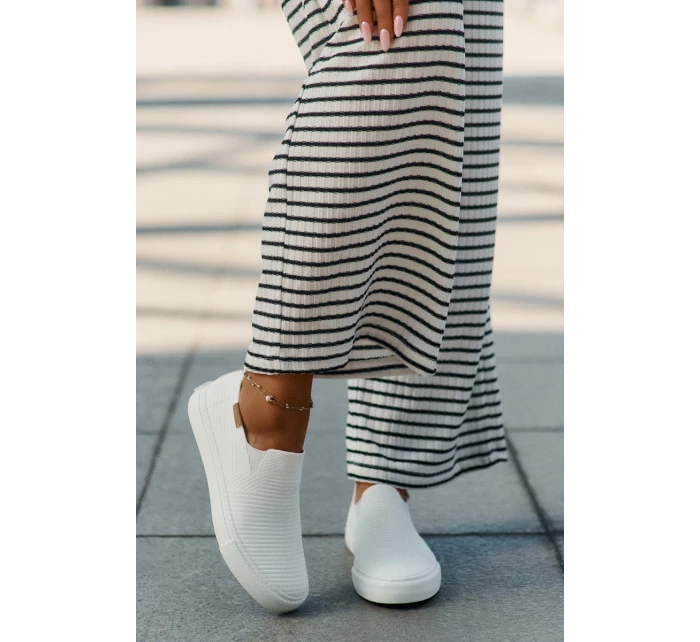 Dámské Tenisky SlipOn Big Star model 21693204 Bílé - Big Star Shoes Dámské Tenisky SlipOn Big Star model 21693204 Bílé - Big Star Shoes