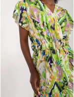 Sukienka DHJ SK jasny zielony model 20105364 - FPrice Sukienka DHJ SK jasny zielony model 20105364 - FPrice