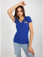 Tričko RV TS model 18385480 tmavě modrá - FPrice Tričko RV TS model 18385480 tmavě modrá - FPrice